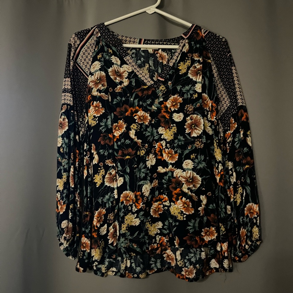 Floral Print Women's Top